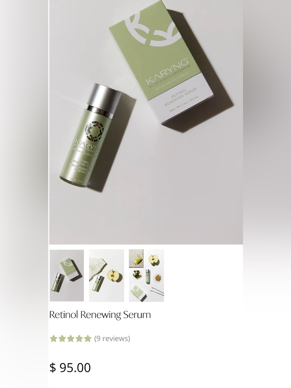 New $95 Retinol Renewing Serum - 1oz